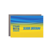 Stand with Ukraine Slava Ukraini Glory to Ukraine