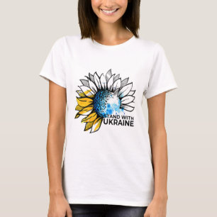 Stand With Ukraine Sunflower - Ukraine Strong Clot T-Shirt