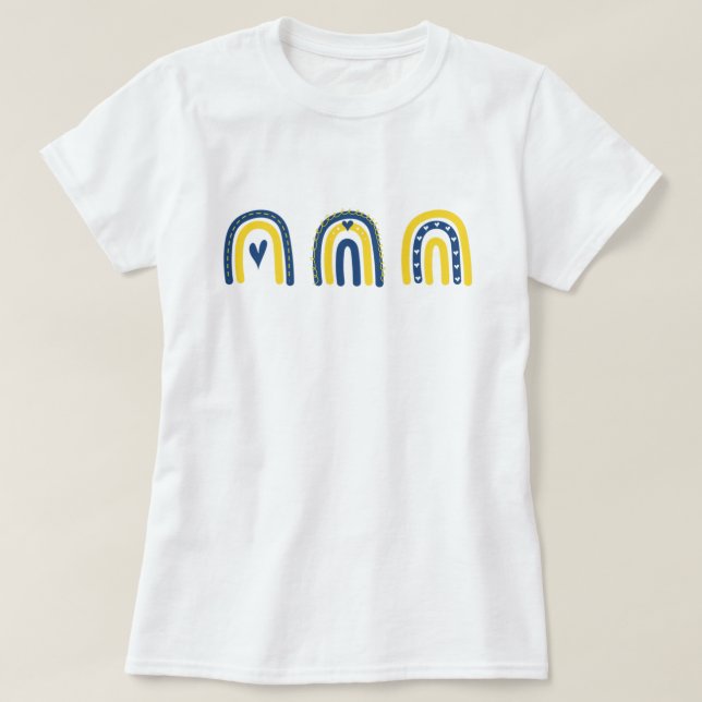 Stand With Ukraine Support T-Shirt (Design Front)
