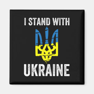 Stand With Ukraine Support Ukraine Resist Protest Magnet