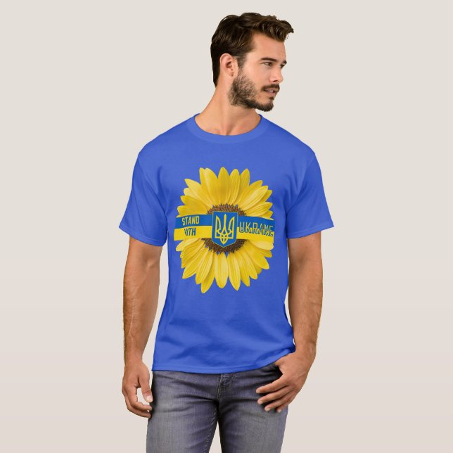 Stand With Ukraine T-Shirt (Front Full)