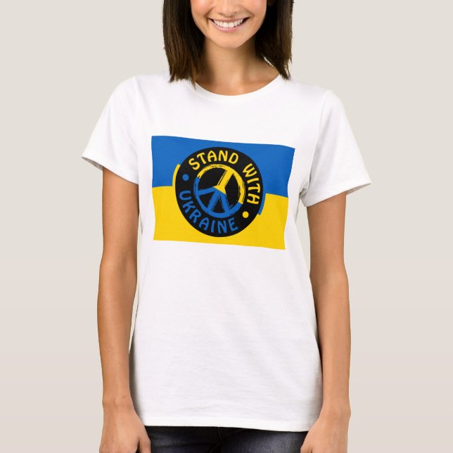 Stand with Ukraine tshirt (Front)