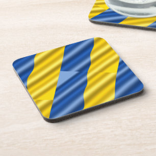 Stand with Ukraine, Ukraine Inspired, Peace No War Coaster