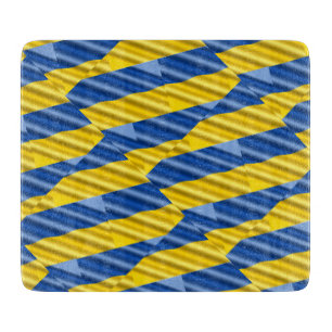 Stand with Ukraine, Ukraine Inspired, Peace No War Cutting Board