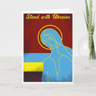 Stand with Ukraine "Yellow blue" peace Invitation