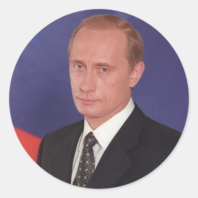 Stand with Vlad Classic Round Sticker (Front)