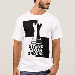 Stand Your Ground Chess Rook T-Shirt