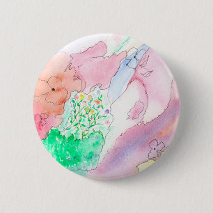 Standard 2 1/4" round button with design