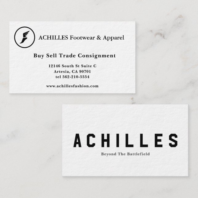 Standard, 3.5" x 2.0" Business Card (Front/Back)