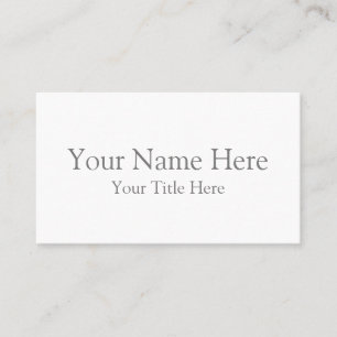 Standard, 3.5" x 2.0" Business Card