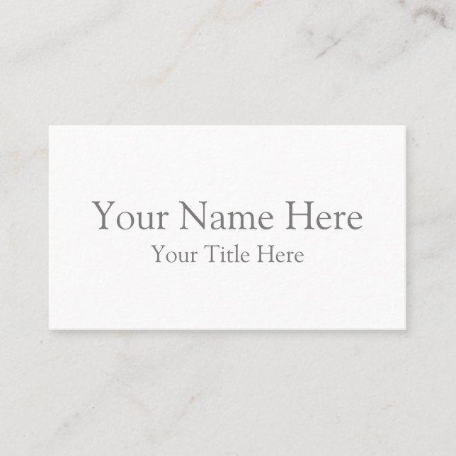 Standard, 3.5" x 2.0" Business Card (Front)
