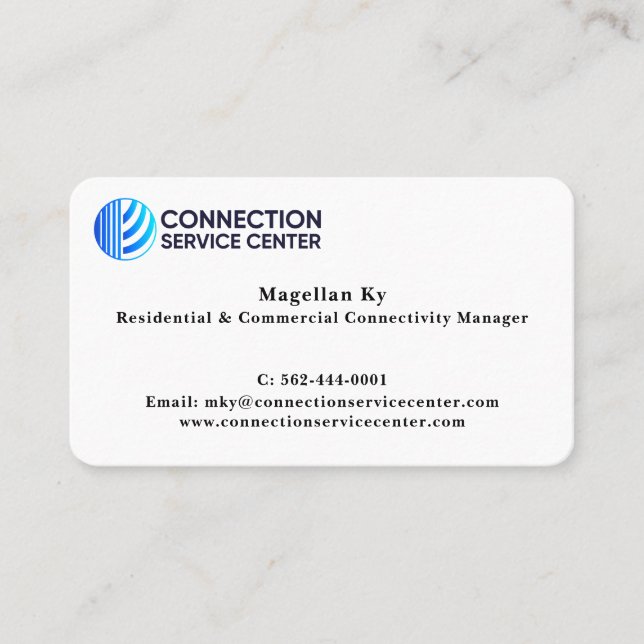 Standard, 3.5" x 2.0" Business Card (Front)