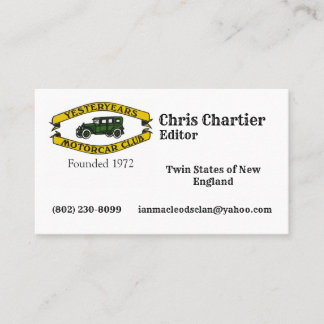 Standard, 3.5" x 2.0" Business Card