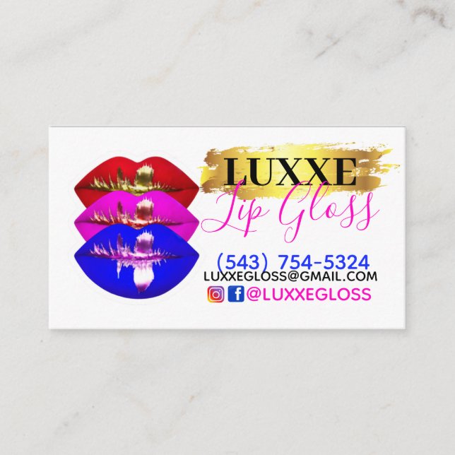 Standard, 3.5" x 2.0" Business Card (Front)