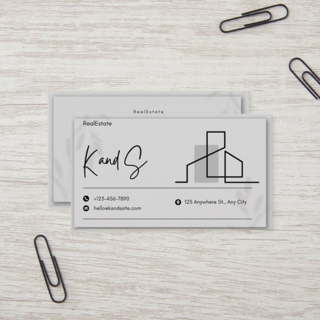 Standard, 3.5" x 2.0" Business Card (Front/Back In Situ)