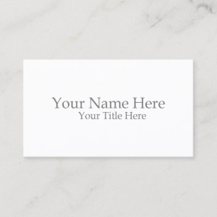 Standard, 3.5" x 2.0" Business Card