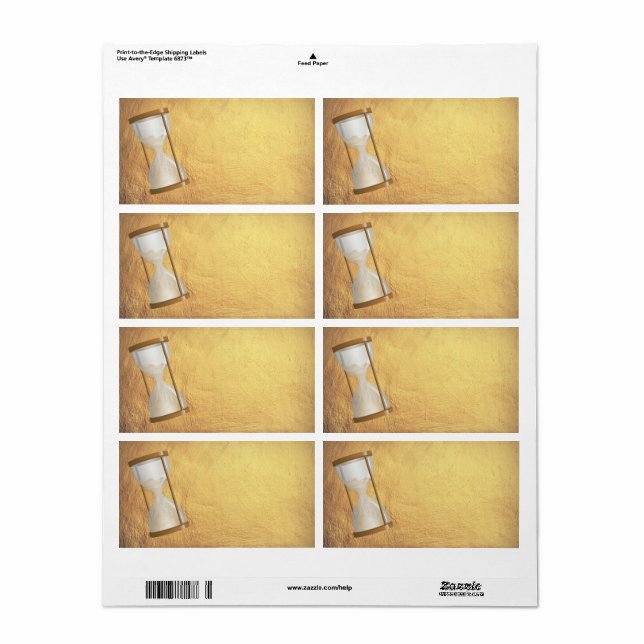 Standard, 3.5" x 2.0" Business Card Label (Full Sheet)