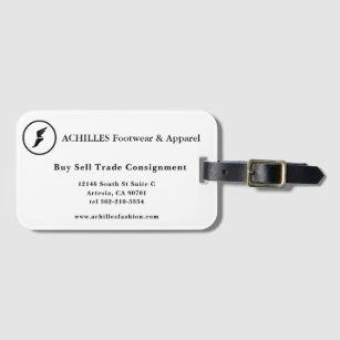 Standard, 3.5" x 2.0" Business Card Luggage Tag