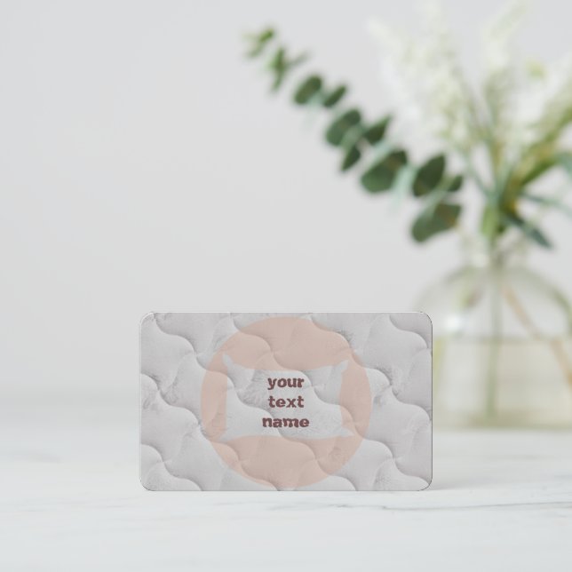 Standard, 3.5" x 2.0" Business Card soft mattresse (Standing Front)