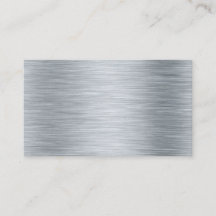 Standard 3.5" x 2.0" Business Card Stainless Metal