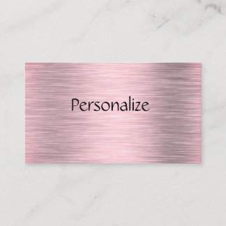 Standard 3.5" x 2.0" Business Card Stainless Metal