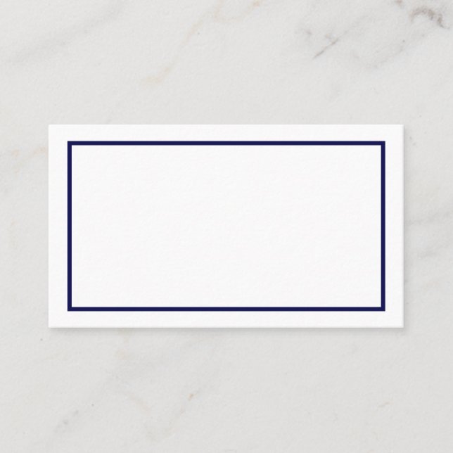 Standard, 3.5" x 2.0" Flat Place Card (Front)