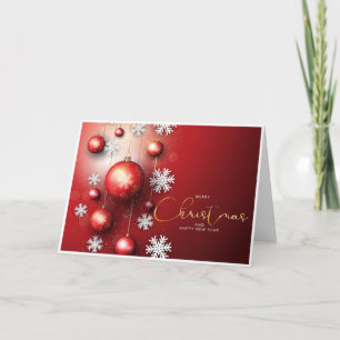 Standard, 5" x 7" Folded Christmas Card
