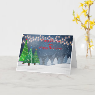 Standard, 5" x 7" Folded Christmas Card
