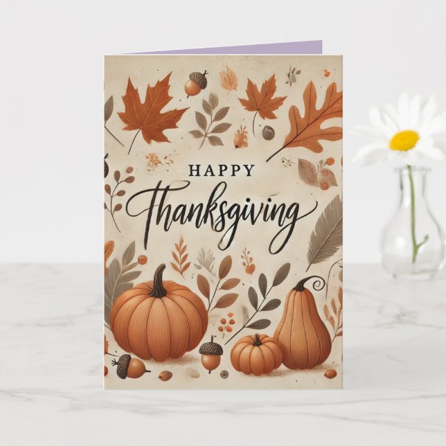 Standard, 5" x 7" Folded Greeting Card (Small Plant)