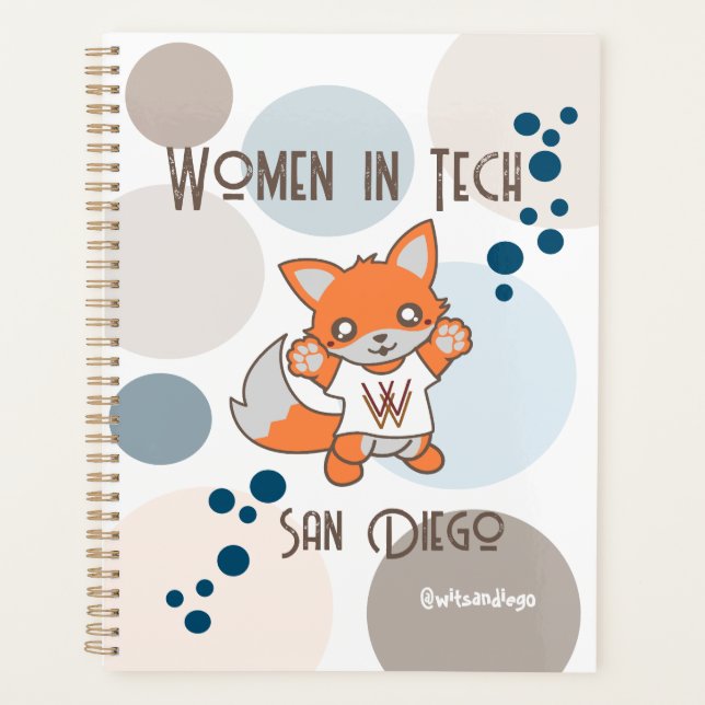 Standard (8.5" x 11"), Hard Cover, Black Spiral Pl Planner (Front)