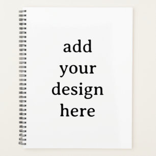 Standard 8.5" x 11" Soft Cover, Black Spiral Planner