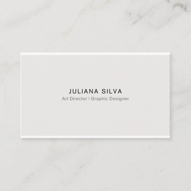 Standard Business Card (Front)