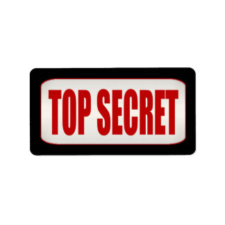 Standard Business Top Secret Medium Label