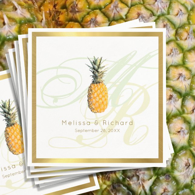 Standard cocktail napkins for a tropical reception (Creator Uploaded)