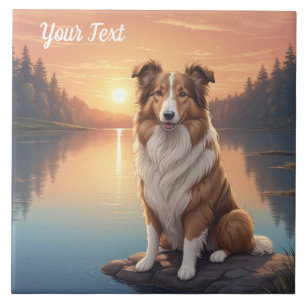 Standard Collie by Lake Tile