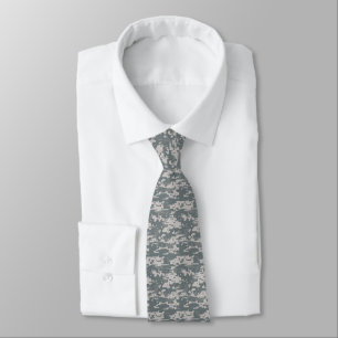 Standard Grey Digital Camo Tie