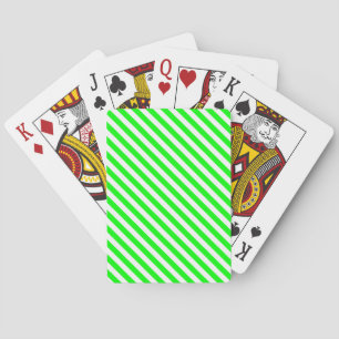Standard Index Playing Cards Diagonal Stripes