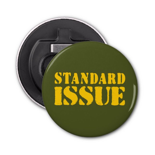 STANDARD ISSUE BOTTLE OPENER (Front)
