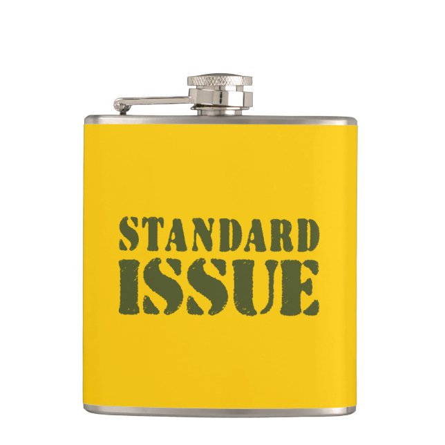 STANDARD ISSUE HIP FLASK (Front)