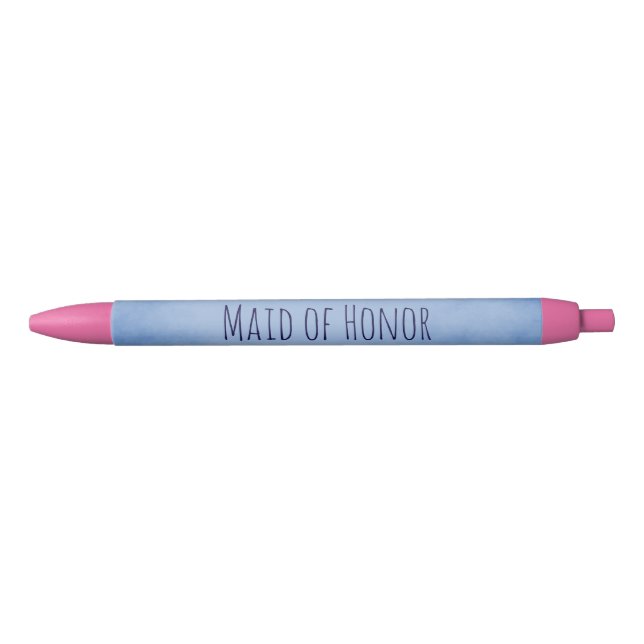 Standard Maid of Honour Black Ink Pen (Front)