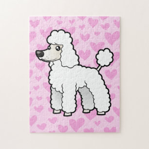 Standard / Miniature / Toy Poodle Love Jigsaw Puzzle