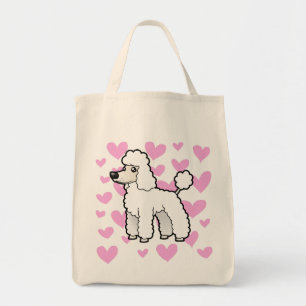 Standard/Miniature/Toy Poodle Love (puppy cut) Tote Bag