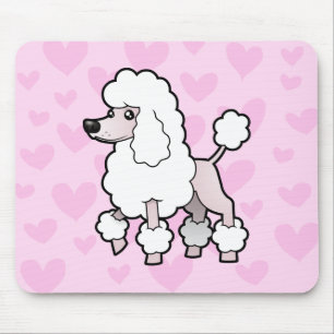 Standard/Miniature/Toy Poodle Love (show cut) Mouse Mat