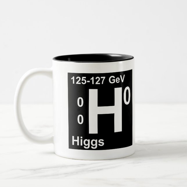Standard Model (Higgs Boson) Two-Tone Coffee Mug (Left)