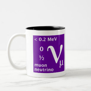 Standard Model (muon neutrino) Two-Tone Coffee Mug