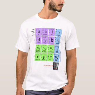 Standard Model Of Elementary Particles with Higgs! T-Shirt