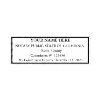 Standard Notary Public Seal Stamp