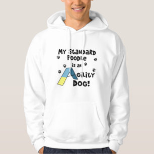 Standard Poodle Agility Dog Hoodie
