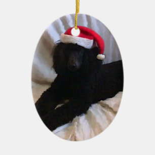 Standard Poodle Ceramic Tree Decoration