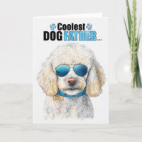 Standard Poodle Dog Coolest Dad Father's Day